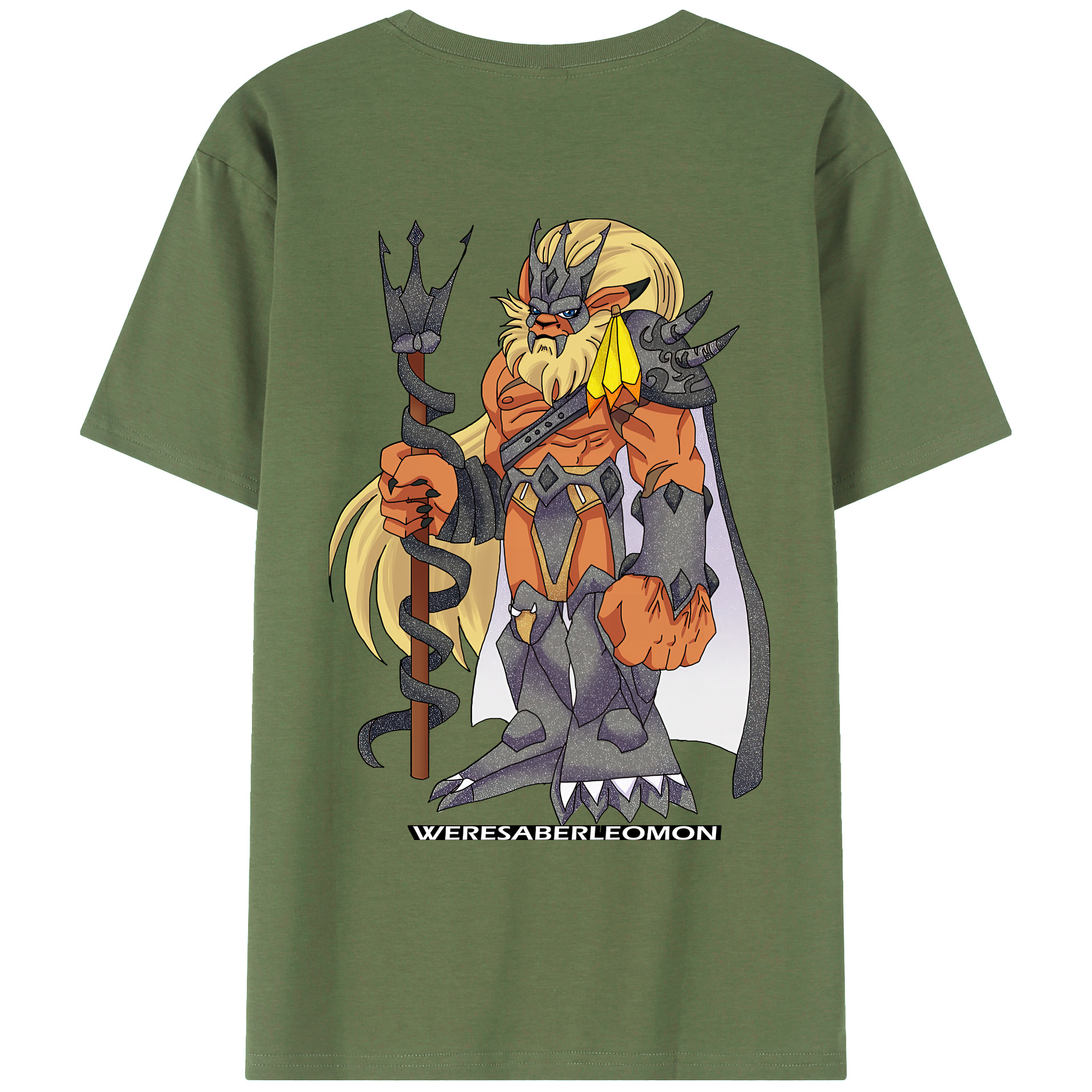 （画像用） Digimon デジタルモンスター/デジモン 綿100％ メンズ半袖Tシャツ（バックプリント） 通気性